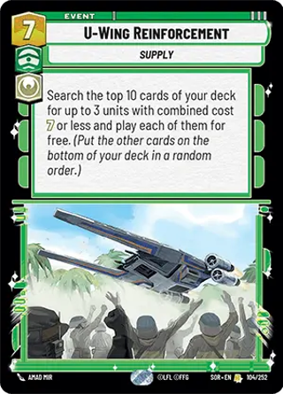 U Wing Reinforcement