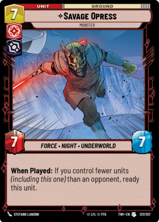 Savage Opress, Monster