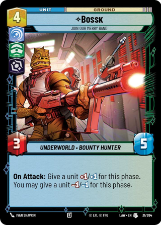 Bossk, Join Our Merry Band