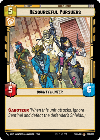 Resourceful Pursuers