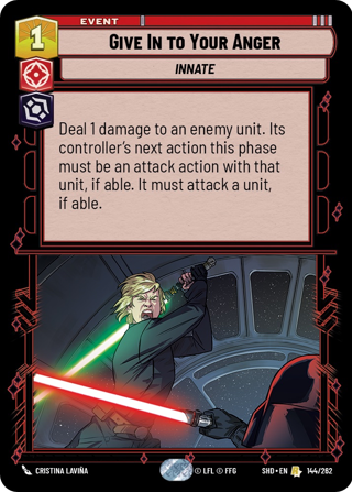 Give In To Your Anger
