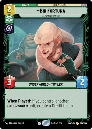 Bib Fortuna, Die Wanna Wanga?