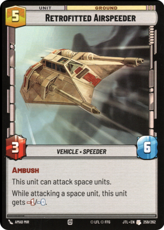 Retrofitted Airspeeder