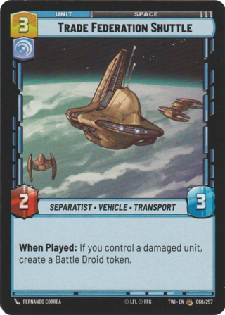 Trade Federation Shuttle