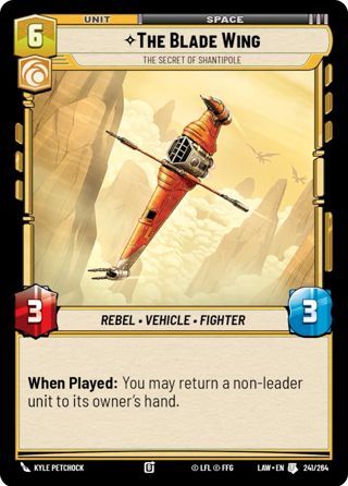 The Blade Wing, The Secret Of Shantipole