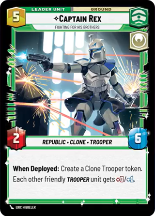 Captain Rex, Fighting For His Brothers Unit
