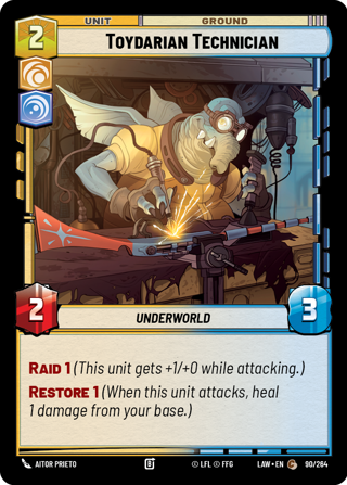 Toydarian Technician