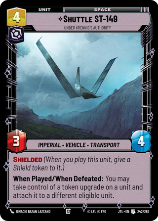 Shuttle ST 149, Under Krennic's Authority