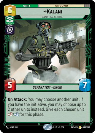 Kalani, Analytical General