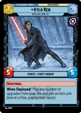 Kylo Ren, We're Not Done Yet Unit
